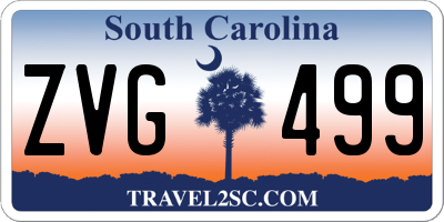 SC license plate ZVG499