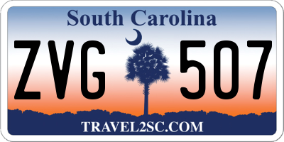 SC license plate ZVG507