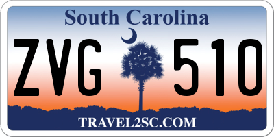 SC license plate ZVG510
