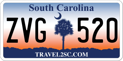 SC license plate ZVG520