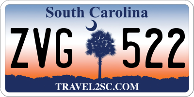 SC license plate ZVG522