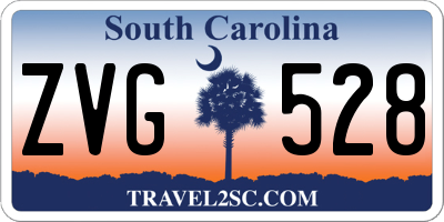 SC license plate ZVG528