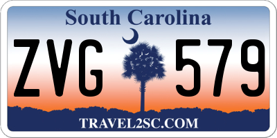 SC license plate ZVG579
