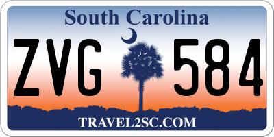SC license plate ZVG584