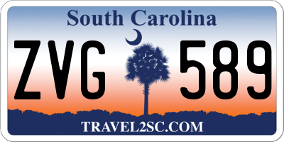 SC license plate ZVG589
