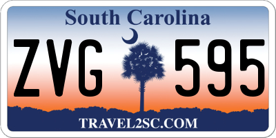 SC license plate ZVG595