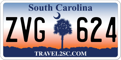 SC license plate ZVG624