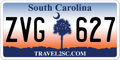 SC license plate ZVG627