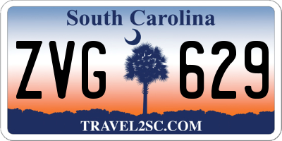 SC license plate ZVG629