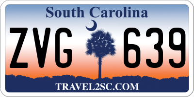 SC license plate ZVG639
