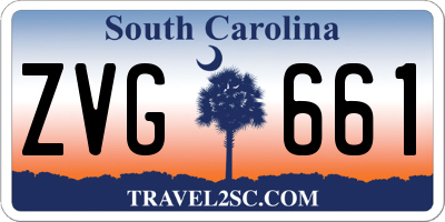 SC license plate ZVG661