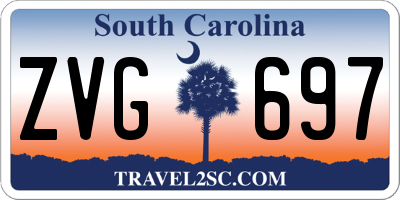 SC license plate ZVG697