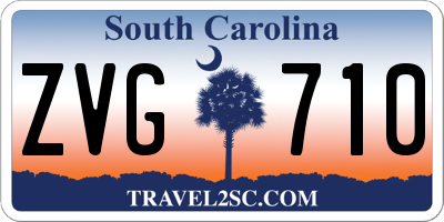 SC license plate ZVG710