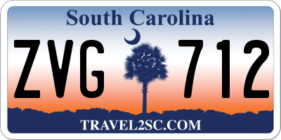 SC license plate ZVG712