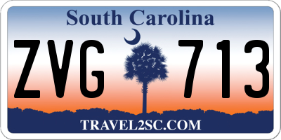 SC license plate ZVG713