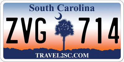 SC license plate ZVG714