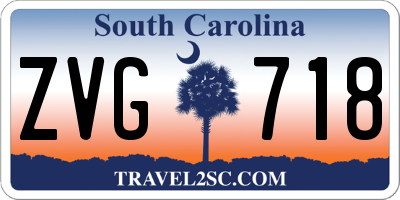 SC license plate ZVG718