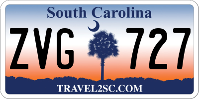 SC license plate ZVG727
