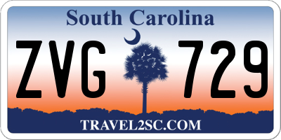 SC license plate ZVG729