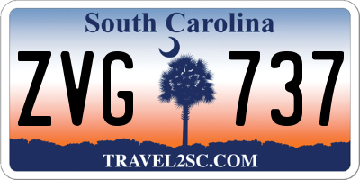 SC license plate ZVG737