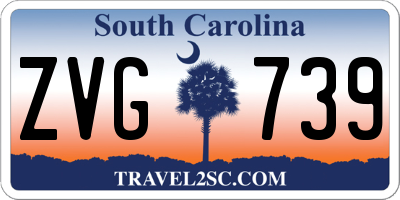 SC license plate ZVG739