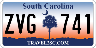 SC license plate ZVG741