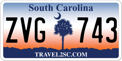 SC license plate ZVG743
