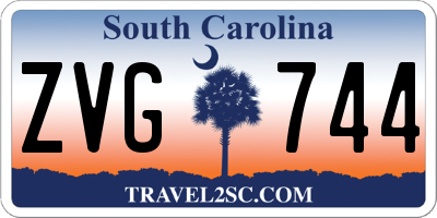 SC license plate ZVG744