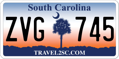SC license plate ZVG745