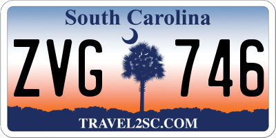 SC license plate ZVG746