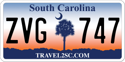 SC license plate ZVG747