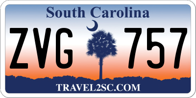 SC license plate ZVG757
