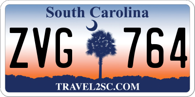SC license plate ZVG764