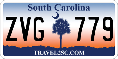SC license plate ZVG779