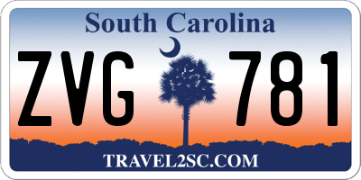SC license plate ZVG781