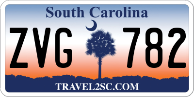 SC license plate ZVG782