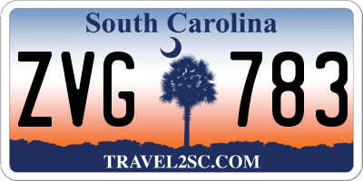 SC license plate ZVG783