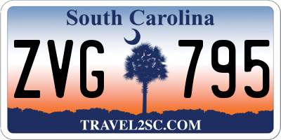 SC license plate ZVG795