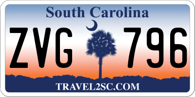 SC license plate ZVG796