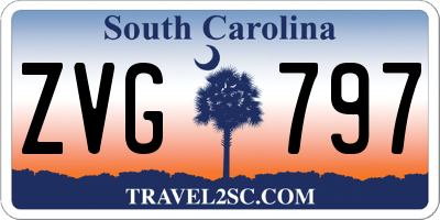 SC license plate ZVG797