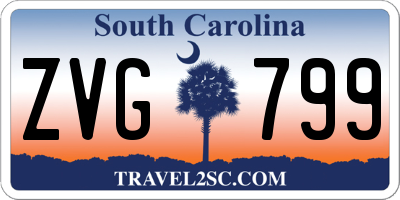 SC license plate ZVG799