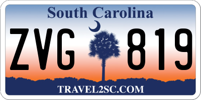 SC license plate ZVG819