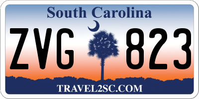 SC license plate ZVG823