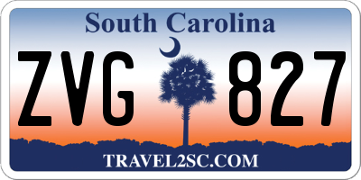 SC license plate ZVG827