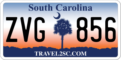 SC license plate ZVG856