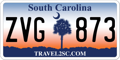 SC license plate ZVG873