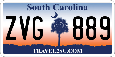 SC license plate ZVG889