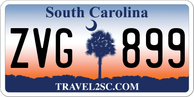 SC license plate ZVG899