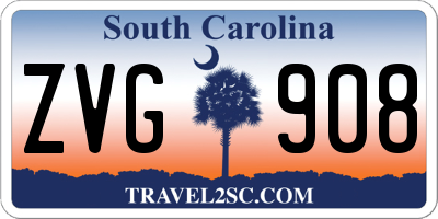 SC license plate ZVG908