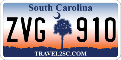 SC license plate ZVG910